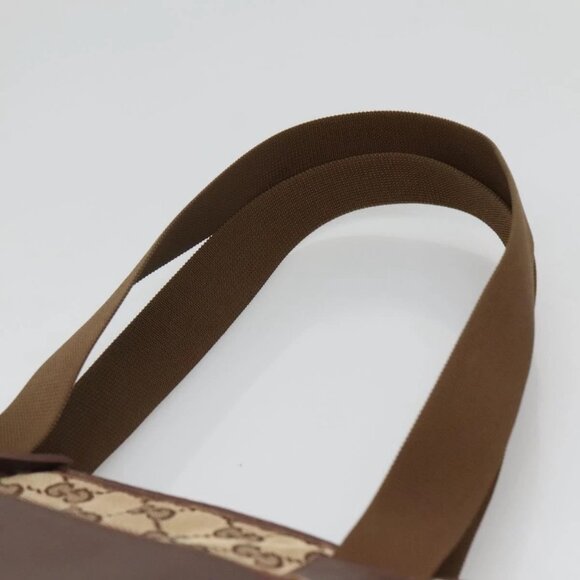 GUCCI GG Canvas Tote Bag Beige 019 0402 Auth 132112 - Picture 12 of 16